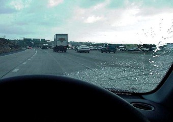 Driving in the rain